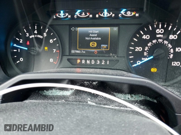 2016 Ford F-150 XLT with VIN 1FTEX1E85GFB40400, listed as a Copart auction lot 85805654 with 27,892 mi miles and Salvage Title. Bid and sale history available at carsss.com. Image 9.