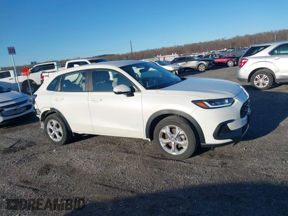 2023 Honda HR-V LX with VIN 3CZRZ1H32PM724551, listed as a IAAI auction lot 41815617 with 25,300 mi miles and . Bid and sale history available at DreamBid. Image 13.