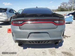 2021 Dodge Charger SRT Hellcat Widebody with VIN 2C3CDXL9XMH590492, listed as a Copart auction lot 50333335 with 32,279 mi miles and Salvage Title. Bid and sale history available at carsss.com. Image 6.