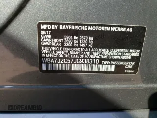 2018 BMW 7 Series 740e xDrive iPerformance with VIN WBA7J2C57JG938310, listed as a Copart auction lot 70021593 with 45,426 mi miles. Bid and sale history available at carsss.com. Image 12.