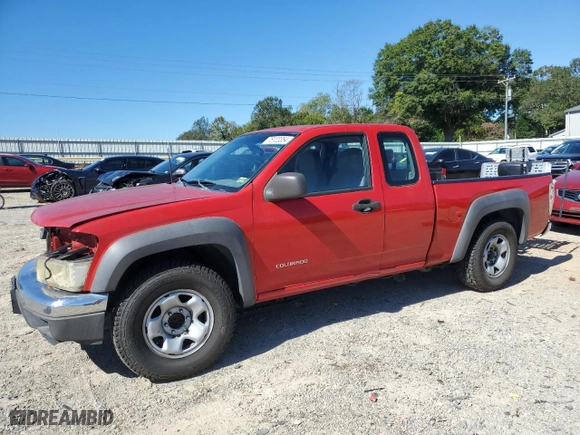 2004 Chevrolet Colorado LS Z85 with VIN 1GCCS198648133388, listed as a Copart auction lot 75123354 with 284,158 mi miles and Clean Title. Bid and sale history available at carsss.com. Image 1.