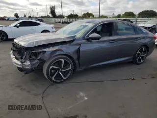2019 Honda Accord Sedan Sport 1.5T with VIN 1HGCV1F39KA097462, listed as a Copart auction lot 88137735 with 109,426 mi miles and Salvage Title. Bid and sale history available at carsss.com. Image 1.