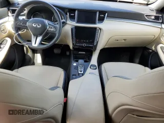 2022 Infiniti QX50 Essential with VIN 3PCAJ5CB5NF120297, listed as a Copart auction lot 65633113 with 10,035 mi miles and . Bid and sale history available at DreamBid. Image 8.