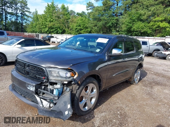 2015 Dodge Durango SXT with VIN 1C4RDHAG0FC771247, listed as a IAAI auction lot 42463389 with 171,668 mi miles and . Bid and sale history available at DreamBid. Image 2.