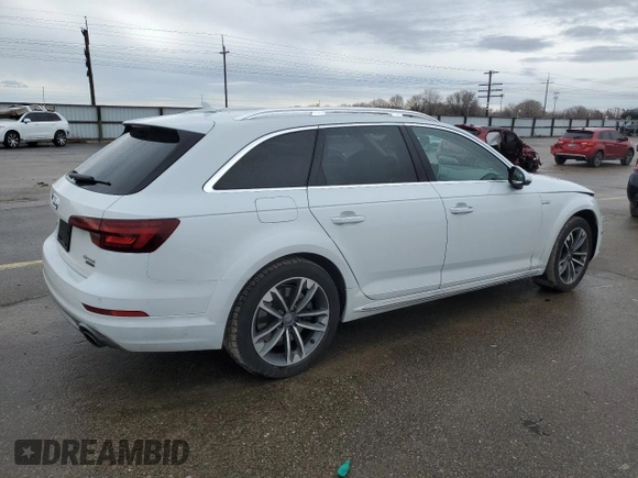 2018 Audi allroad A4 Prestige z VIN WA19NAF4XJA069714, wystawiony jako Copart lot #46351465 z przebiegiem 108 240 mil mil oraz Szkoda całkowita • Salvage title. Historia ofert i sprzedaży dostępna na DreamBid. Obrazek 3.