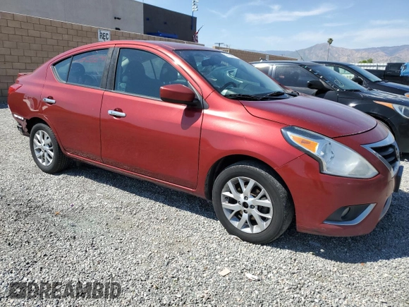 2018 Nissan Versa Sedan SV with VIN 3N1CN7APXJL873376, listed as a Copart auction lot 52180865 with 201,526 mi miles and Salvage Title. Bid and sale history available at carsss.com. Image 4.