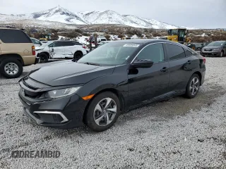 2019 Honda Civic LX with VIN 19XFC2F61KE009602, listed as a Copart auction lot 45585045 with 84,414 mi miles and Salvage Title. Bid and sale history available at DreamBid. Image 1.