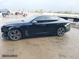 2020 Kia Stinger GT1 with VIN KNAE45LC5L6075904, listed as a IAAI auction lot 40870197 with 51,600 mi miles. Bid and sale history available at carsss.com. Image 14.