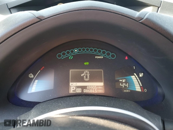 2016 Nissan LEAF S with VIN 1N4BZ0CP9GC314543, listed as a Copart auction lot 77091334 with 49,905 mi miles and Salvage Title. Bid and sale history available at carsss.com. Image 9.