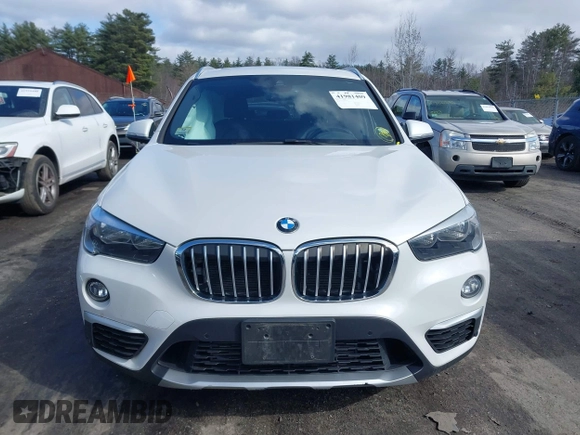 2019 BMW X1 xDrive28i with VIN WBXHT3C56K5L35842, listed as a IAAI auction lot 41981409 with 54,325 mi miles. Bid and sale history available at carsss.com. Image 12.
