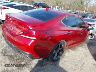 2020 Genesis G70 2.0T with VIN KMTG44LA7LU045367, listed as a IAAI auction lot 41646780 with 42,298 mi miles and . Bid and sale history available at DreamBid. Image 4.