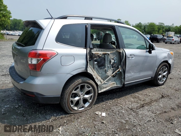 2015 Subaru Forester Touring z VIN JF2SJAWC8FH548336, wystawiony jako Copart lot #60596095 z przebiegiem 134 702 mil mil oraz Szkoda całkowita • Salvage title. Historia ofert i sprzedaży dostępna na DreamBid. Obrazek 3.