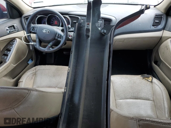 2013 Kia Optima EX with VIN 5XXGN4A70DG217121, listed as a Copart auction lot 59879455 with 265,949 mi miles and Salvage title. Bid and sale history available at DreamBid. Image 8.