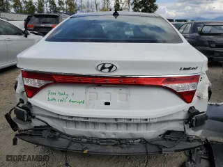 2017 Hyundai Azera Limited with VIN KMHFH4JG6HA581916, listed as a Copart auction lot 64742563 with 43,993 mi miles. Bid and sale history available at carsss.com. Image 6.