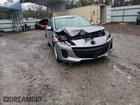 2013 Mazda 3 i Touring with VIN JM1BL1LP1D1831439, listed as a Copart auction lot 48286985 with 107,304 mi miles and Salvage Title. Bid and sale history available at carsss.com. Image 10.