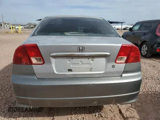 2002 Honda Civic EX with VIN 1HGES26782L051944, listed as a Copart auction lot 47958055 with 286,468 mi miles and Salvage Title. Bid and sale history available at DreamBid. Image 6.