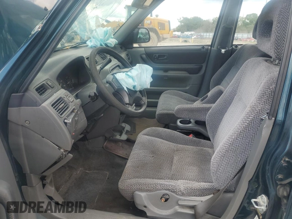 1997 Honda CR-V with VIN JHLRD1856VC037760, listed as a Copart auction lot 61293584 with 185,380 mi miles and Salvage Title. Bid and sale history available at carsss.com. Image 7.