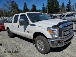 2016 Ford Super Duty F-250 SRW Lariat with VIN 1FT7W2BT1GEB42452, listed as a Copart auction lot 53689435 with 144,891 mi miles and Salvage Title. Bid and sale history available at carsss.com. Image 4.