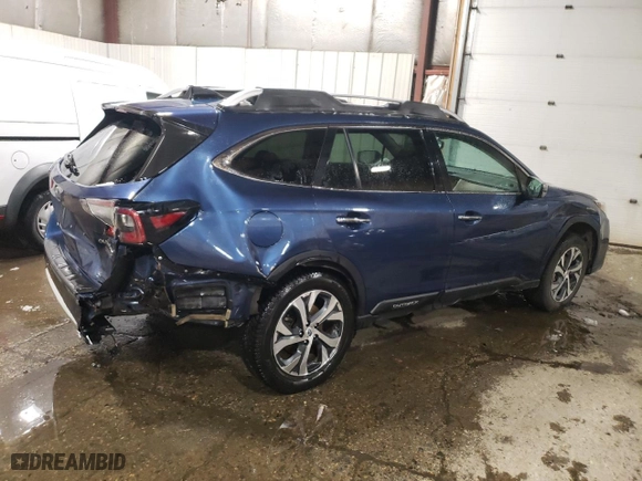 2021 Subaru Outback Touring with VIN 4S4BTAPC0M3100489, listed as a Copart auction lot 84444854 with 37,105 mi miles and Salvage Title. Bid and sale history available at carsss.com. Image 3.