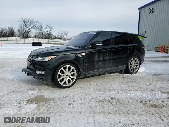 2017 Land Rover Range Rover Sport HSE with VIN SALWR2FK6HA168955, listed as a Copart auction lot 45399925 with 88,565 mi miles and Non Repairable. Bid and sale history available at carsss.com. Image 12.
