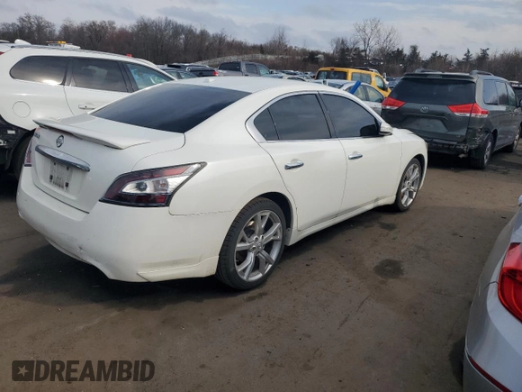 2012 Nissan Maxima 3.5 SV with VIN 1N4AA5AP8CC816215, listed as a Copart auction lot 50948105 with 163,919 mi miles and Salvage Title. Bid and sale history available at carsss.com. Image 3.