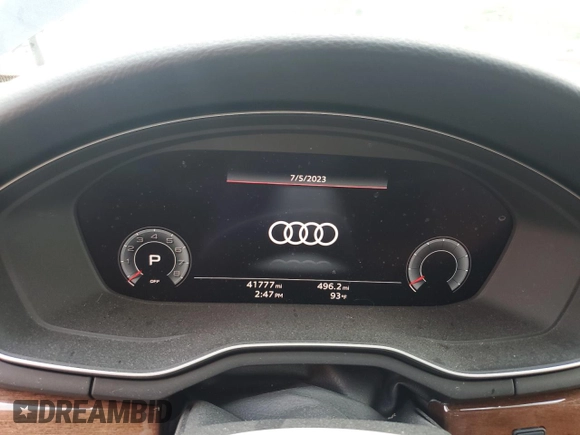 2020 Audi allroad A4 Prestige z VIN WA19NAF48LA036391, wystawiony jako Copart lot #57520403 z przebiegiem 41 777 mil mil oraz . Historia ofert i sprzedaży dostępna na DreamBid. Obrazek 9.