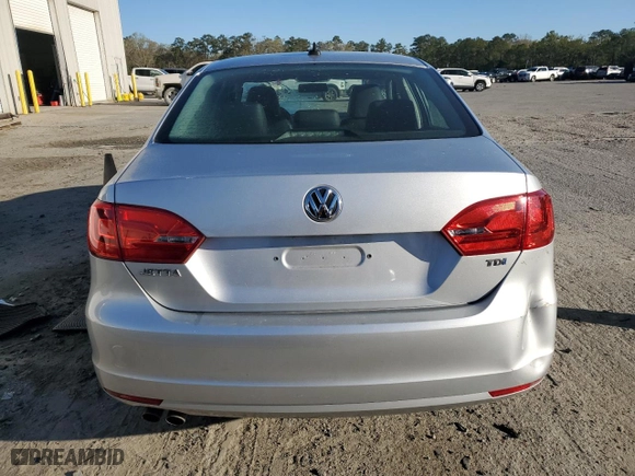 2013 Volkswagen Jetta Sedan TDI w/Premium with VIN 3VWLL7AJ0DM292446, listed as a Copart auction lot 49522725 with 58,674 mi miles and Salvage Title. Bid and sale history available at carsss.com. Image 6.