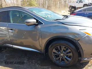 2017 Nissan Murano SL with VIN 5N1AZ2MH2HN154838, listed as a IAAI auction lot 41597159 with 113,869 mi miles and . Bid and sale history available at DreamBid. Image 6.