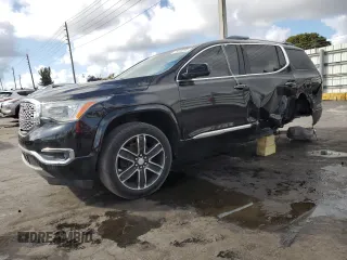 2017 GMC Acadia Denali with VIN 1GKKNPLS3HZ195880, listed as a Copart auction lot 46048255 with 114,532 mi miles and Salvage Title. Bid and sale history available at carsss.com. Image 1.