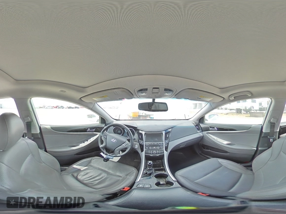2014 Hyundai Sonata SE with VIN 5NPEC4AC4EH897489, listed as a Copart auction lot 49184125 with 95,840 mi miles and Salvage Title. Bid and sale history available at DreamBid. Image 13.