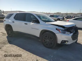 2020 Chevrolet Traverse Premier with VIN 1GNEVKKW4LJ169724, listed as a Copart auction lot 76308643 with 51,670 mi miles. Bid and sale history available at carsss.com. Image 4.