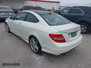 2012 Mercedes-Benz C-Class C 250 with VIN WDDGJ4HB4CF815964, listed as a IAAI auction lot 41593536 with 131,218 mi miles. Bid and sale history available at carsss.com. Image 3.