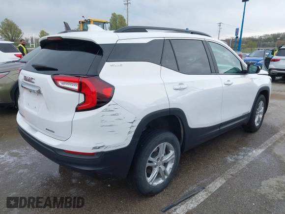 2022 GMC Terrain SLE with VIN 3GKALTEV2NL139045, listed as a IAAI auction lot 41974973 with 70,053 mi miles and . Bid and sale history available at DreamBid. Image 4.