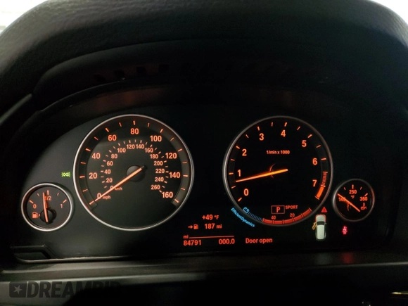 2016 BMW X5 xDrive35i with VIN 5UXKR0C53G0U10399, listed as a Copart auction lot 49447515 with 84,791 mi miles and Salvage Title. Bid and sale history available at carsss.com. Image 9.