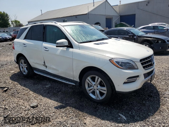 2013 Mercedes-Benz M 350 with VIN 4JGDA5HB1DA235004, listed as a Copart auction lot 59110965 with 91,075 mi miles and Salvage title. Bid and sale history available at DreamBid. Image 4.