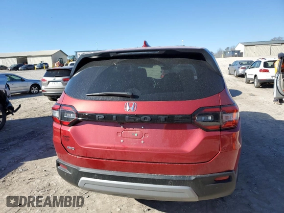2024 Honda Pilot EX-L 7 Passenger with VIN 5FNYG1H56RB025469, listed as a Copart auction lot 85899674 with 13,877 mi miles and Salvage Title. Bid and sale history available at carsss.com. Image 6.