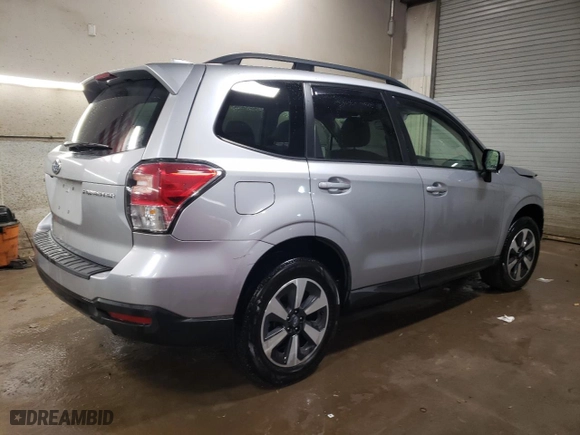 2018 Subaru Forester Premium with VIN JF2SJAGC7JH582517, listed as a Copart auction lot 44393715 with 50,449 mi miles and Salvage Title. Bid and sale history available at carsss.com. Image 3.
