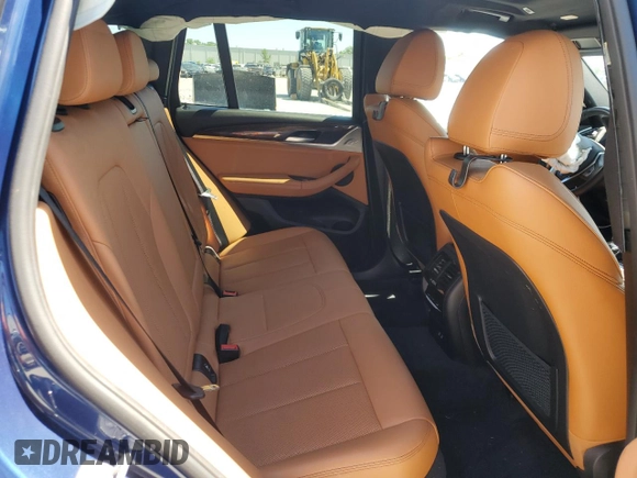 2022 BMW X3 sDrive30i with VIN WBX47DP0XNN158398, listed as a Copart auction lot 49819095 with 53,816 mi miles and Non Repairable. Bid and sale history available at DreamBid. Image 10.