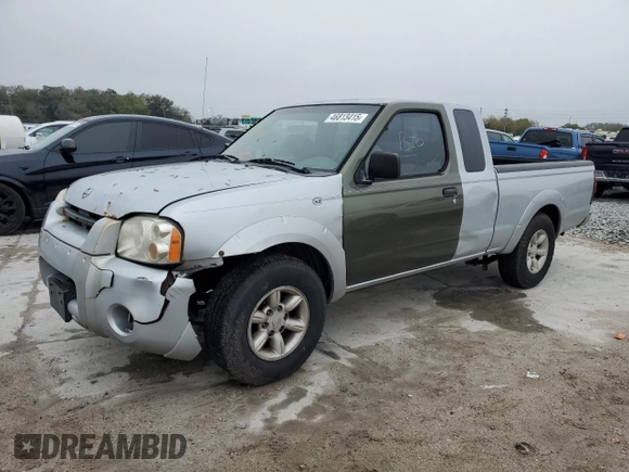 2002 Nissan Frontier XE with VIN 1N6DD26S22C374943, listed as a Copart auction lot 46813415 with 232,381 mi miles and Salvage title. Bid and sale history available at DreamBid. Image 1.