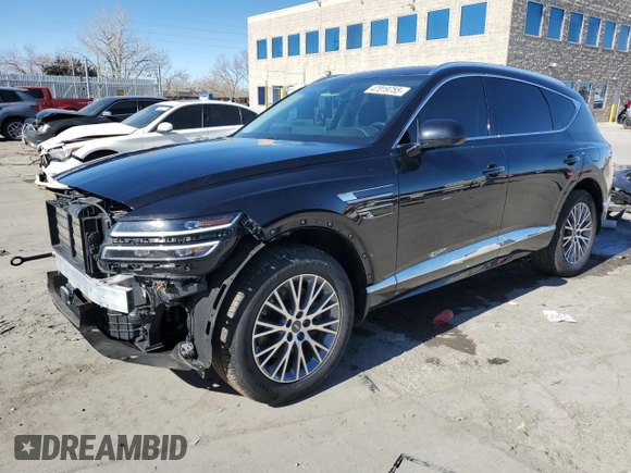 2022 Genesis GV80 с VIN KMUHBDSB5NU079116, выставлен на аукционе Copart как лот 47019755 с пробегом 53 704 миль миль и Списание • Salvage title. История ставок и продаж доступна на DreamBid. Изображение 1.