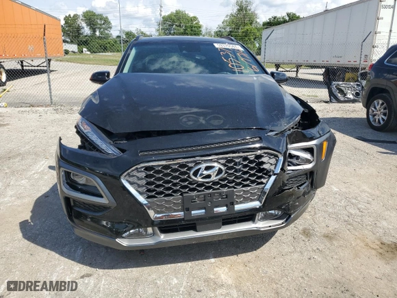 2021 Hyundai Kona Ultimate with VIN KM8K5CA54MU643998, listed as a Copart auction lot 59370584 with 33,087 mi miles and Salvage Title. Bid and sale history available at carsss.com. Image 5.