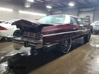 1975 Chevrolet Caprice z VIN 1N69H5J105888, wystawiony jako Copart lot #80681774 z przebiegiem 79 198 mil mil oraz Szkoda całkowita • Salvage title. Historia ofert i sprzedaży dostępna na DreamBid. Obrazek 3.