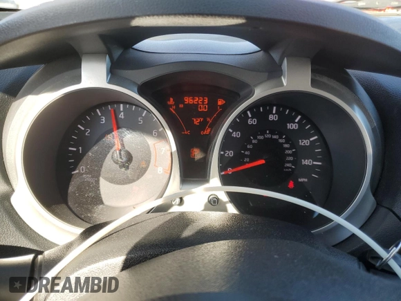 2015 Nissan Juke S with VIN JN8AF5MR6FT505058, listed as a Copart auction lot 45673585 with 96,223 mi miles and Salvage Title. Bid and sale history available at DreamBid. Image 9.