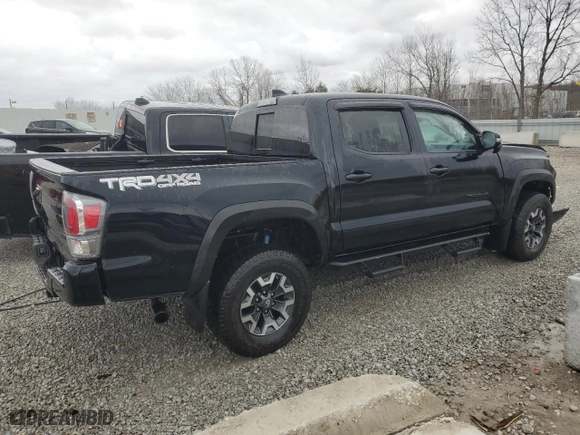 2020 Toyota Tacoma 4WD SR5 with VIN 3TMCZ5AN0LM345878, listed as a Copart auction lot 47777265 with 90,427 mi miles and Salvage Title. Bid and sale history available at carsss.com. Image 3.