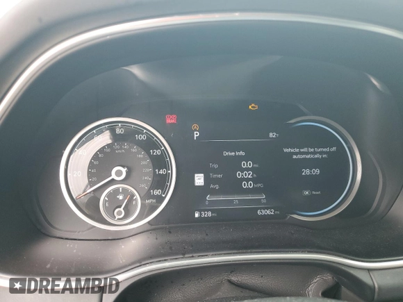 2022 Genesis GV80 with VIN KMUHB4SB6NU097950, listed as a Copart auction lot 70235364 with 63,062 mi miles and Salvage Title. Bid and sale history available at DreamBid. Image 9.
