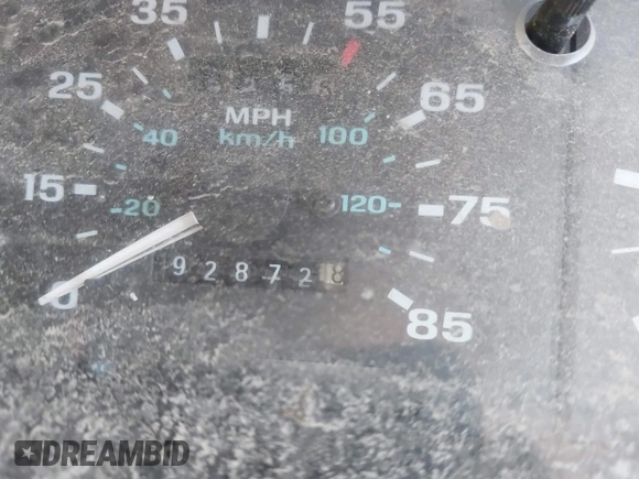 1992 Ford Ranger with VIN 1FTCR10A1NTA09040, listed as a IAAI auction lot 41809501 with 92,872 mi miles. Bid and sale history available at carsss.com. Image 7.