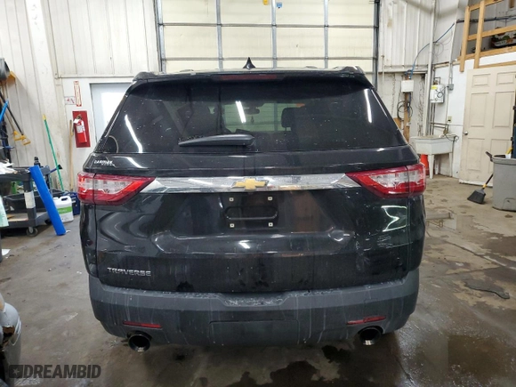 2018 Chevrolet Traverse LS with VIN 1GNERFKWXJJ219180, listed as a Copart auction lot 44424005 with 111,454 mi miles and Salvage Title. Bid and sale history available at carsss.com. Image 6.