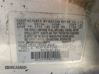 2016 Nissan Versa S with VIN 3N1CN7AP8GL899211, listed as a Copart auction lot 62689825 with 86,688 mi miles and Salvage title. Bid and sale history available at DreamBid. Image 12.