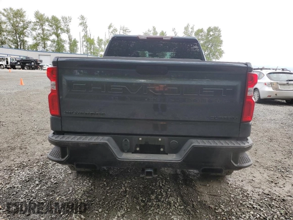 2021 Chevrolet Silverado 1500 Custom Trail Boss with VIN 1GCPYCEF7MZ283388, listed as a Copart auction lot 54305835 with 40,756 mi miles and Salvage Title. Bid and sale history available at DreamBid. Image 6.