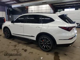 2023 Acura MDX Type S w/Advance Package with VIN 5J8YD8H88PL000130, listed as a Copart auction lot 48177585 with 37,861 mi miles and Salvage Title. Bid and sale history available at carsss.com. Image 2.